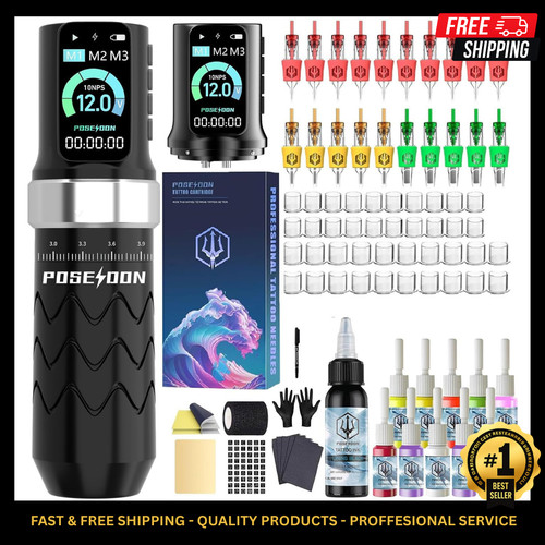 Cordless tattoo machine kit - tattoo,