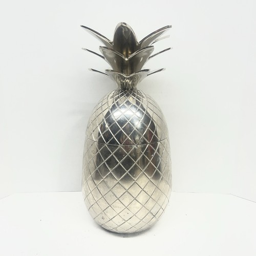 Silver metal pineapple ice - silver,