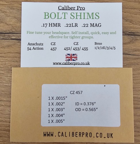 Bolt shims 457 - bolt, shims,cz,457,