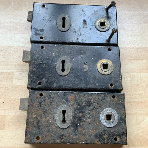 Rim lock door antique duel - lock,