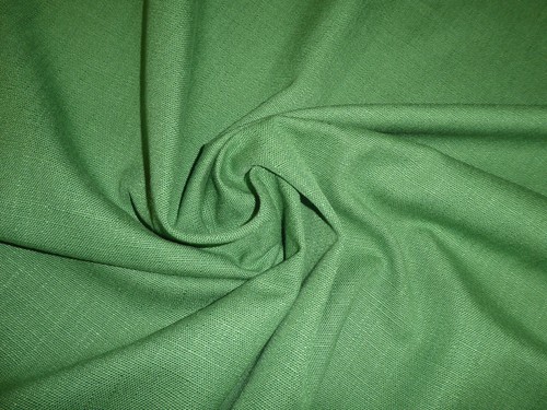 Green linen blend - -,
