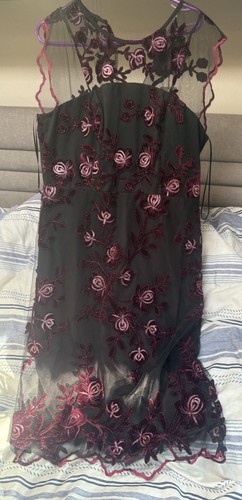 Black floral dress fenn wright - black,