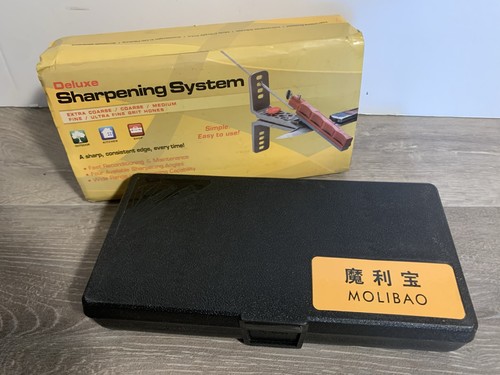 Deluxe knife sharpening - sharpening, system