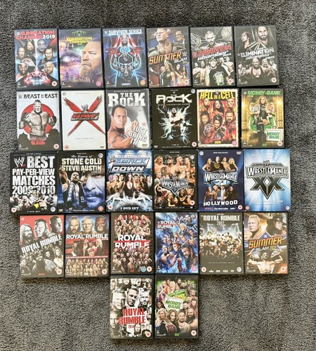 Wwe dvd bundle - wwe, wrestlemania