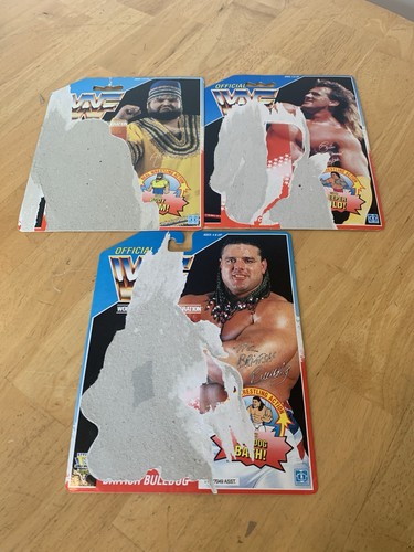 Wwf hasbro backing cards - wwf, akeem