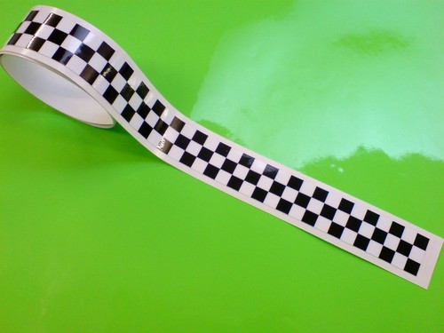 Chequered tape 1 - chequered, x
