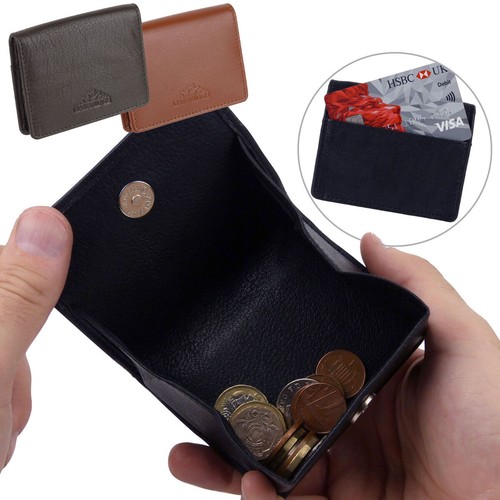 Oakridge leather mens coin - leather,