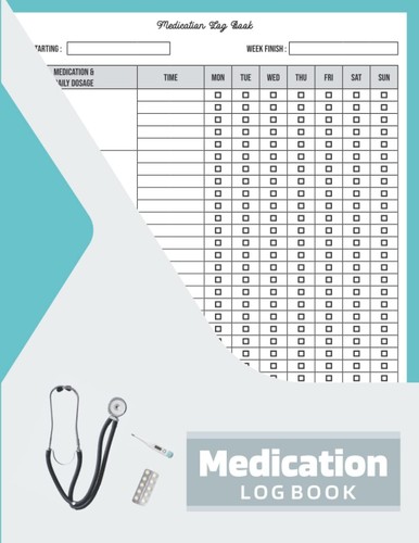 Medication log book - medication,