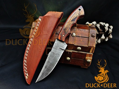 Long damascus knife - damascus,