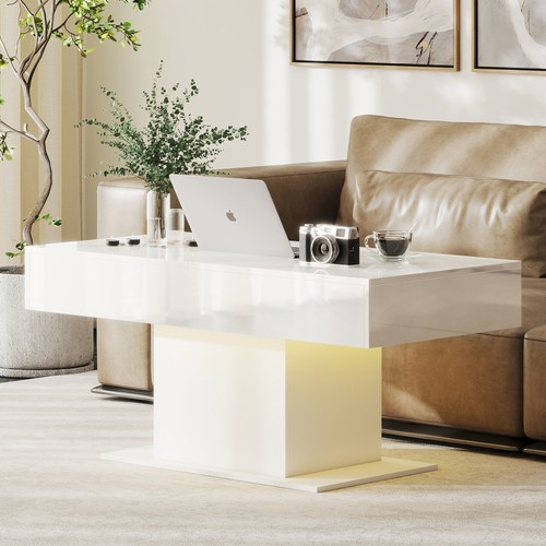 Extendable coffee table with - extendable,
