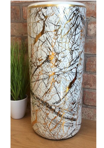 Gold and black - black, ceramic