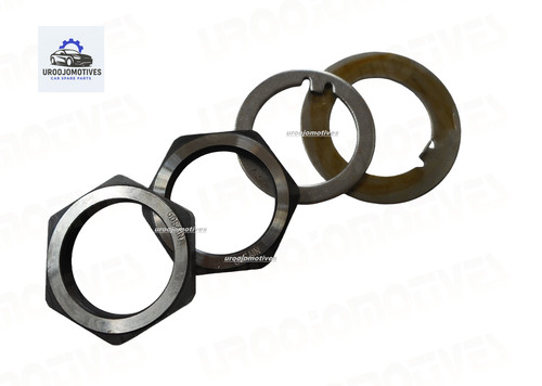 Front spindle nut - front,