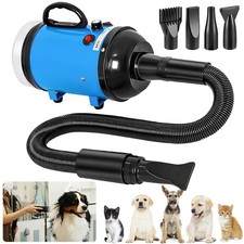 Pet Hair Dryer Dog Cat Grooming 2800W Adjustable 6Speed Hairdryer Blaster Blower