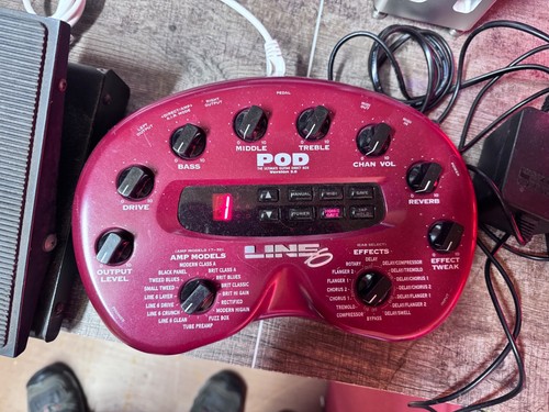 Line pod guitar effects - 6,