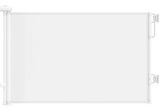 Retractable Baby Gate Mesh Safety Barrier Adjustable 150x80cm White Net Multiuse