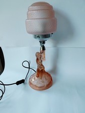 Walther Art Deco pink frosted