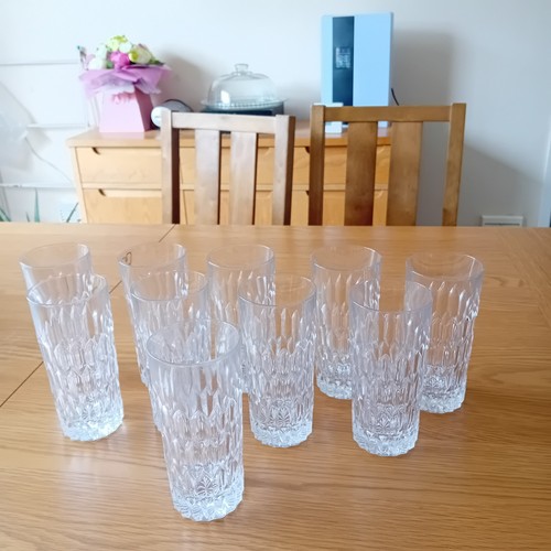 Lead crystal cut - 10, highball