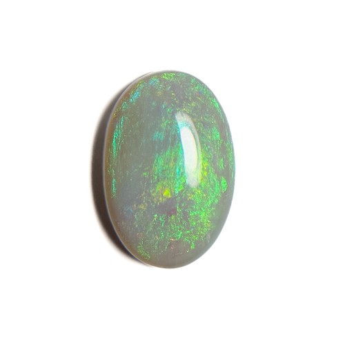 White opal green - white,
