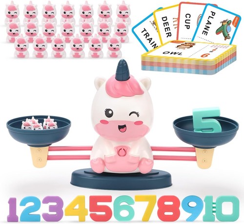 Unicorn balance scale - scale, math