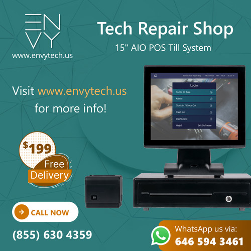 Touchscreen pos cash - 15",