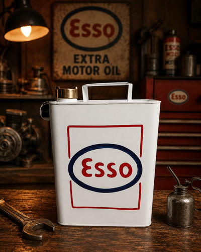 Esso square petrol - esso, by