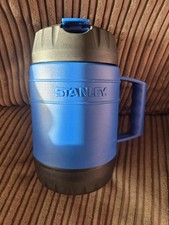 Stanley Flask Heatkeeper 17oz Food Soup Blue Vacuum Handle Thermos With Spoon 