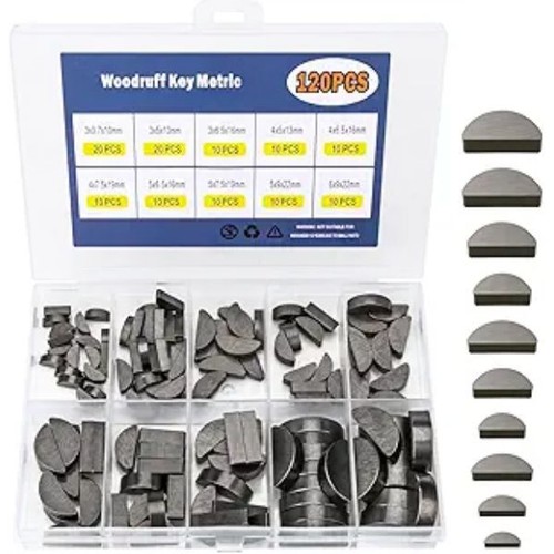120pcs woodruff key assortment - 120pcs,