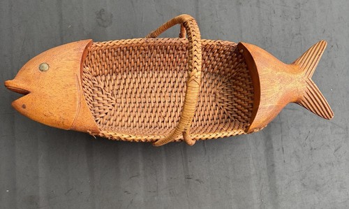 Fish chips wicker - fish,