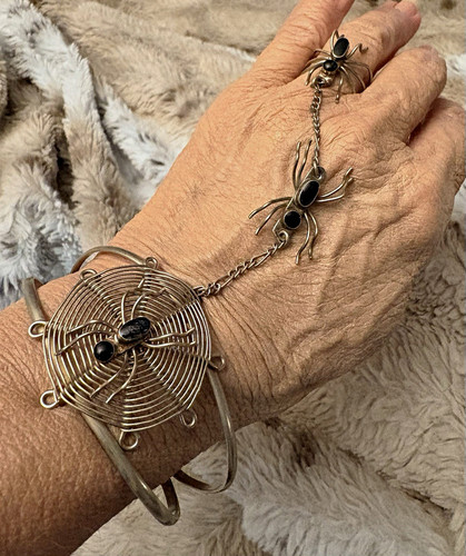Vintage handmade spider hand - spider,