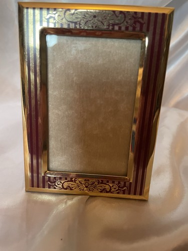 Vintage ornate gold burgundy - &,