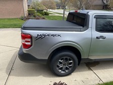 Ford Maverick Claw Mark Vinyl Decal Sticker 2Pcs Left/Right Bed Side Matte Black