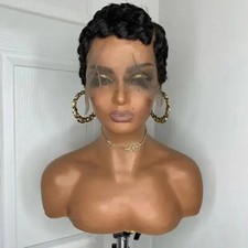 Short Pixie Cut Wig Black