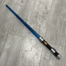 Obi Wan Kenobi 2009 Hasbro Blue Electronic Retractable Light Up Lightsaber