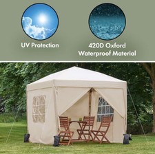 Vonhaus pop gazebo - up,