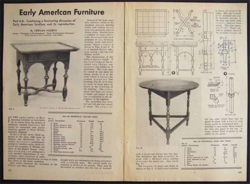 Early american tables herman - early,