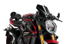 Puig Sport Screen | Black (Opaque) | MV Agusta Brutale 1000 RR 2020>Current