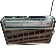 Vintage GEC Starfinder III Multi Band Radio Wood Effect Portable Receiver Retro