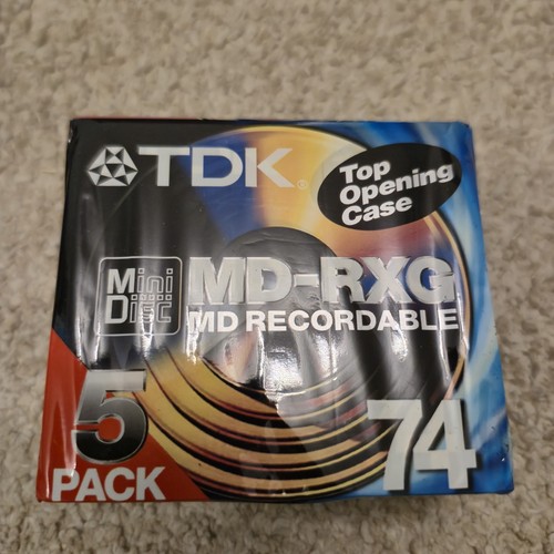 Tdk minidiscs minutes - 74, x5