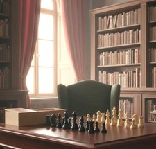 Vintage Staunton Boxwood Chess