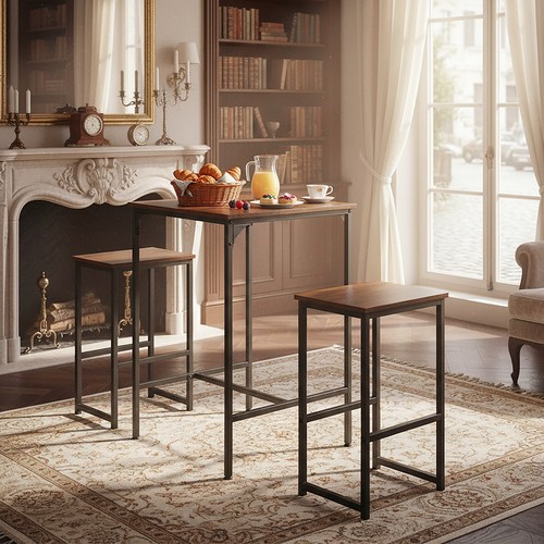Breakfast bar table and - bar, stools