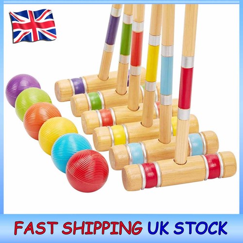Deluxe player croquet game - 6-player,