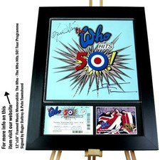 The Who SIGNED ROGER DALTREY