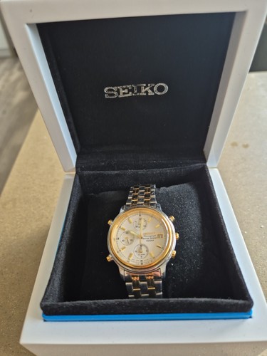 Seiko 7t52 7a10 mens watch - mens,