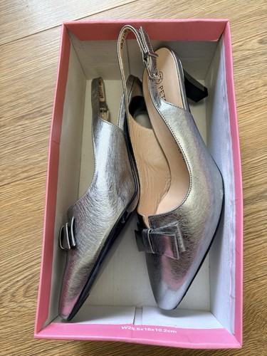 Peter kaiser silver - silver, slingback