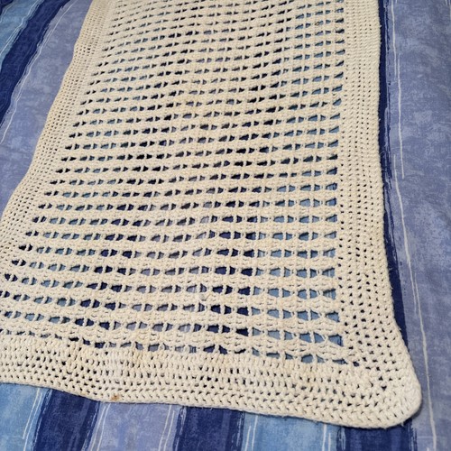 Vintage crochet baby blanket - crochet,