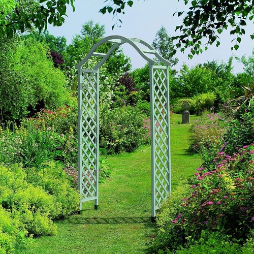 Wooden garden arch trellis - wooden,