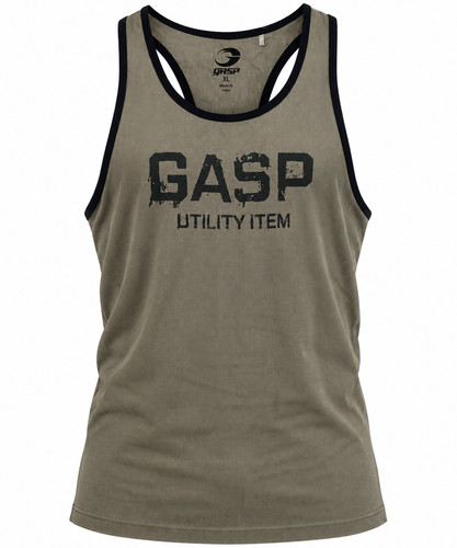 Gasp ribbed back - ribbed, tank