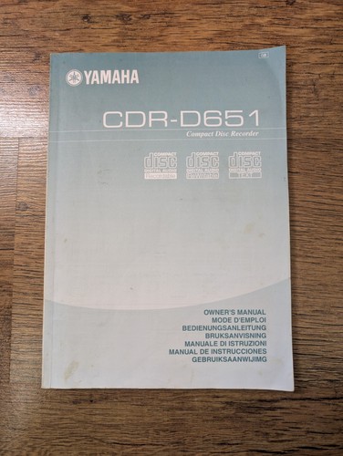 Yamaha cdr d651 - yamaha, cdr-d651