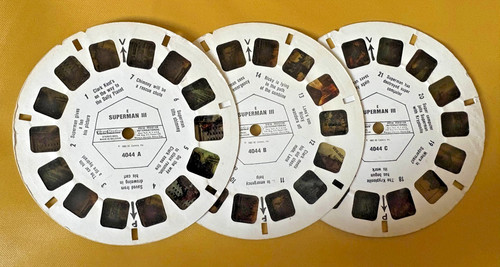 Superman iii view - view-master, 3d
