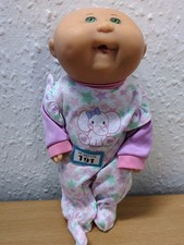 Vintage 1990s Mattel Cabbage Patch Kid Baby Doll  w/ Outfit Signed